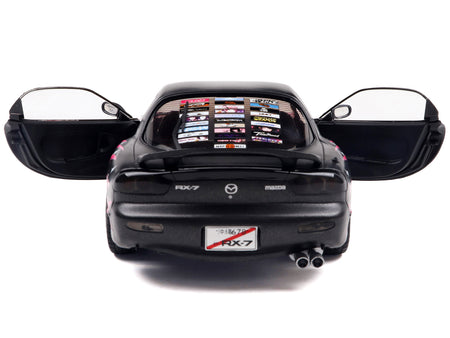 Black Mazda RX-7 with doors open - S1810605-4__51419
