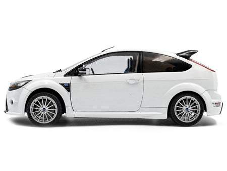 White Ford Focus RS side view