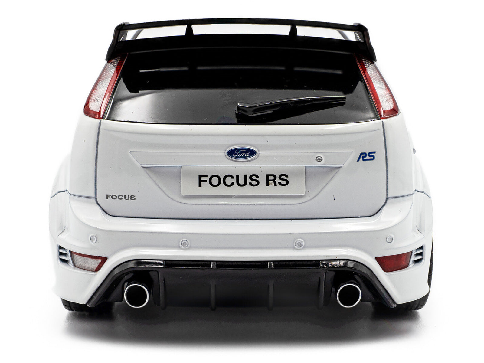 White Ford Focus RS rear view