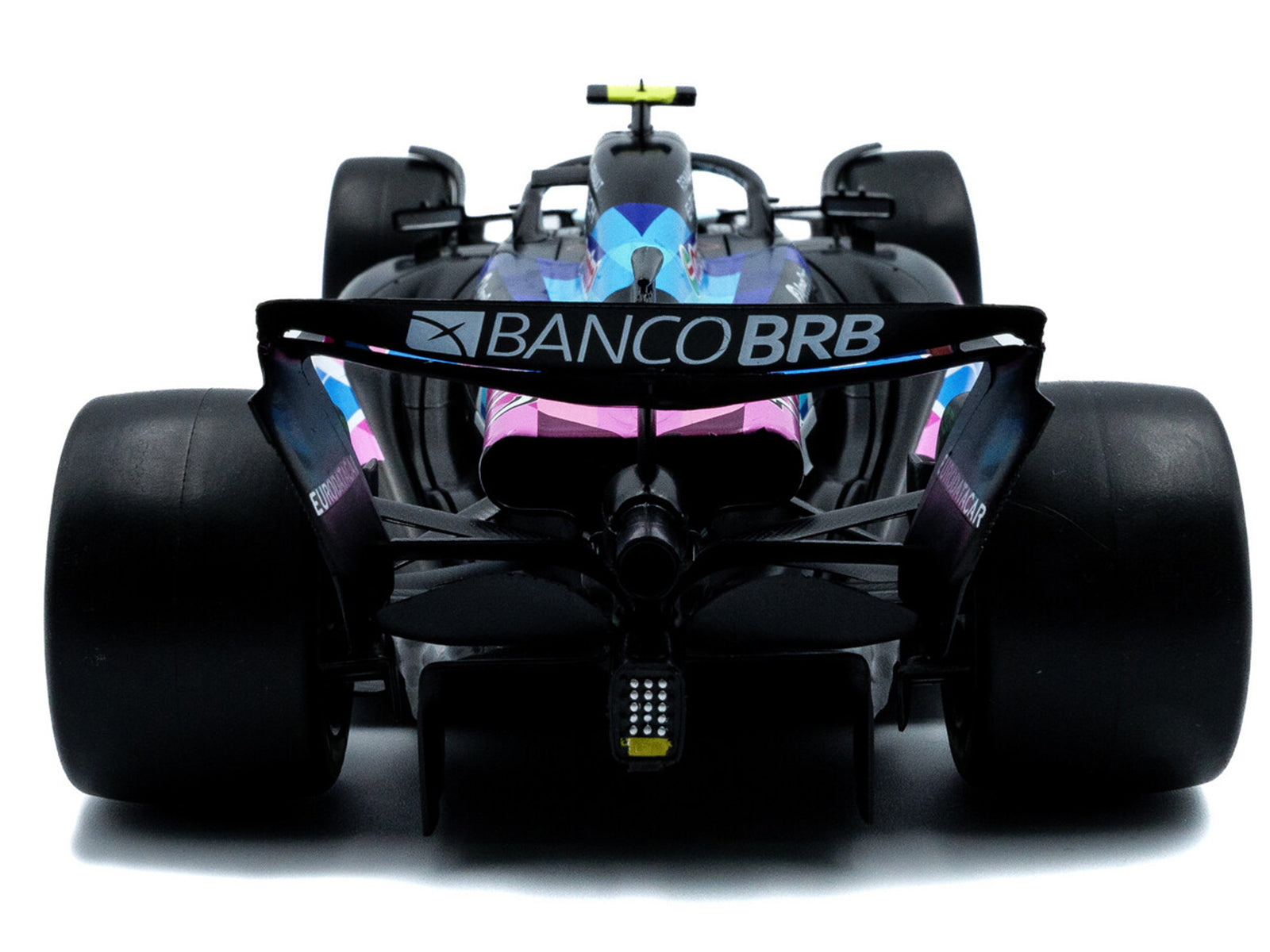Race car S1814003-5__56122, rear view, Banco BRB sponsor