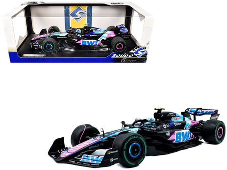Alpine A524 #10 Pierre Gasly "BWT" 3rd Place Formula One F1 "Sao Paulo GP" (2024) "Competition" Series 1/18 Diecast Model Car by Solido