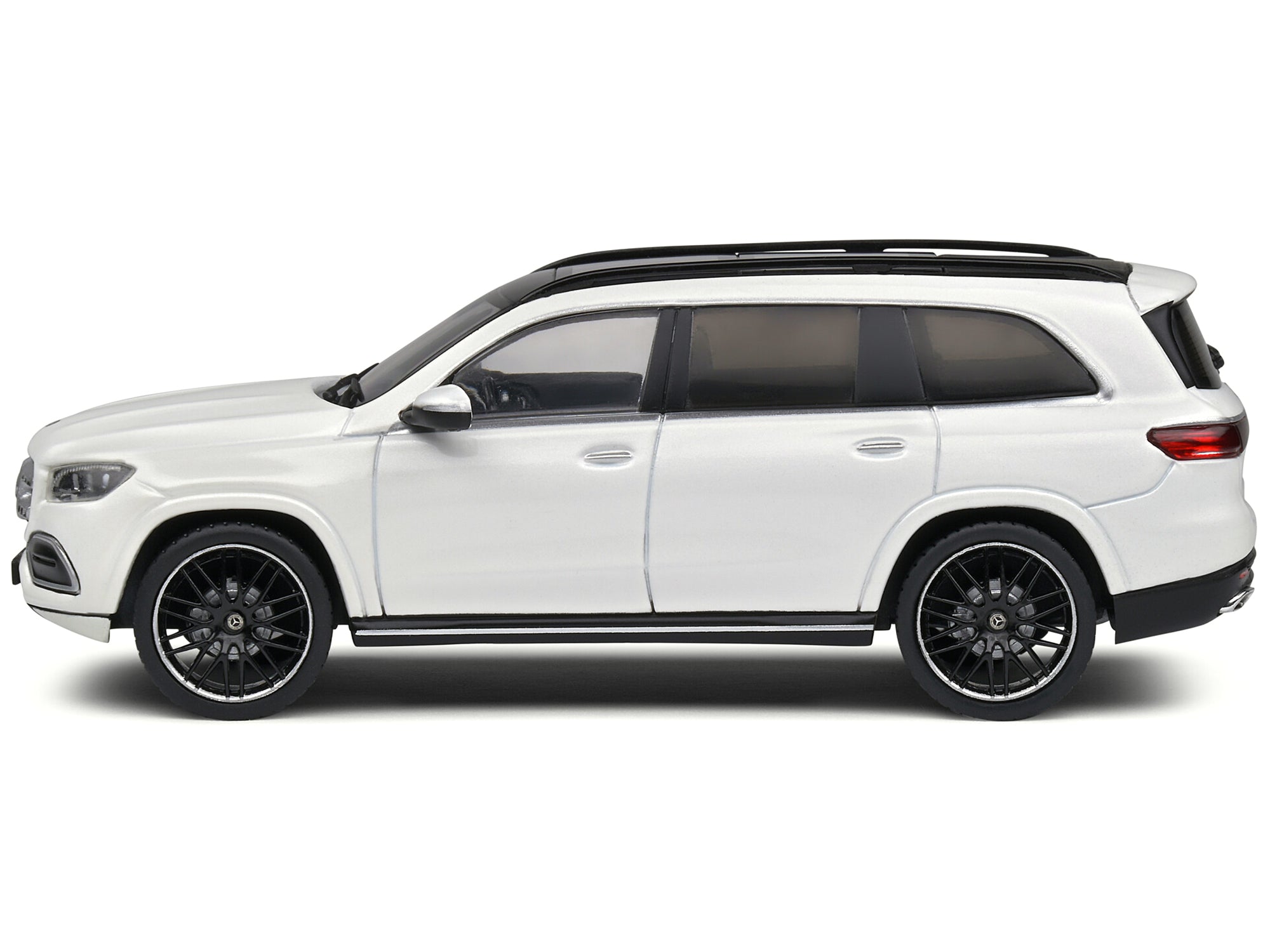 2020 Mercedes-Benz GLS Diamond White with AMG Wheels and Sunroof 1/43 Diecast Model Car by Solido