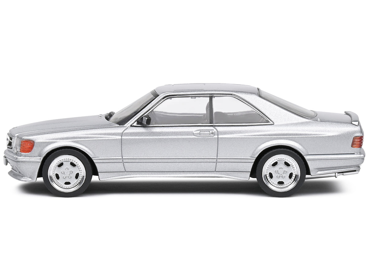 1990 Mercedes-Benz 560 SEC AMG WideBody Silver Metallic 1/43 Diecast Model Car by Solido - view 2