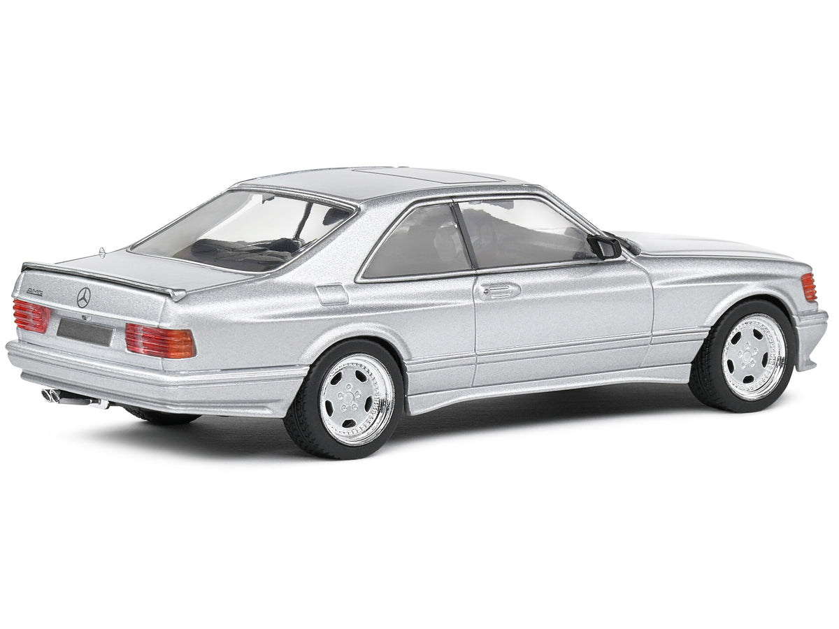1990 Mercedes-Benz 560 SEC AMG WideBody Silver Metallic 1/43 Diecast Model Car by Solido - view 3