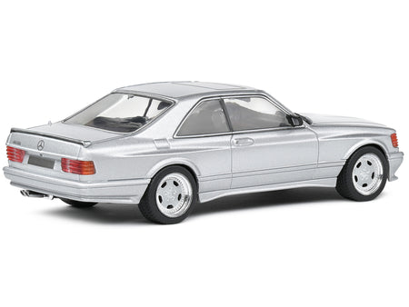 1990 Mercedes-Benz 560 SEC AMG WideBody Silver Metallic 1/43 Diecast Model Car by Solido - view 3