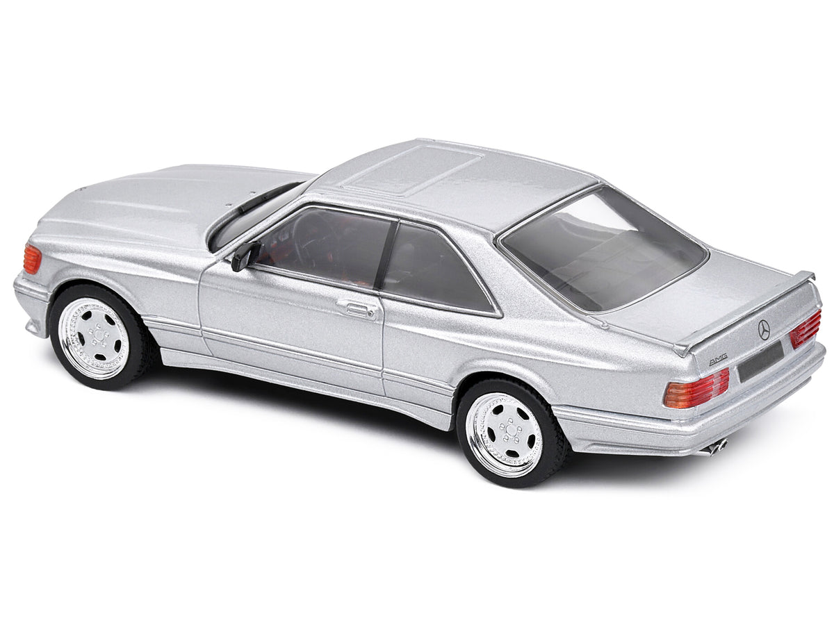1990 Mercedes-Benz 560 SEC AMG WideBody Silver Metallic 1/43 Diecast Model Car by Solido - view 4