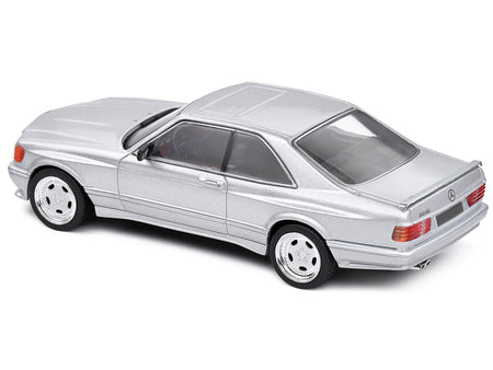 1990 Mercedes-Benz 560 SEC AMG WideBody Silver Metallic 1/43 Diecast Model Car by Solido - view 4
