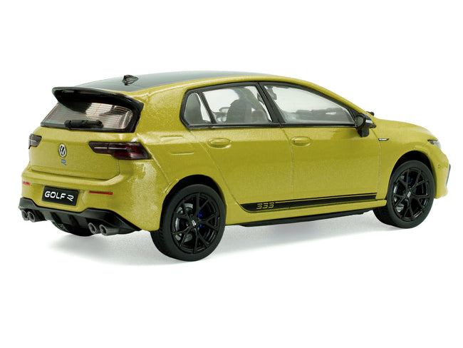 2023 Volkswagen Golf R 333 Limited Edition Lime Yellow Metallic with Black Top 1/43 Diecast Model Car by Solido