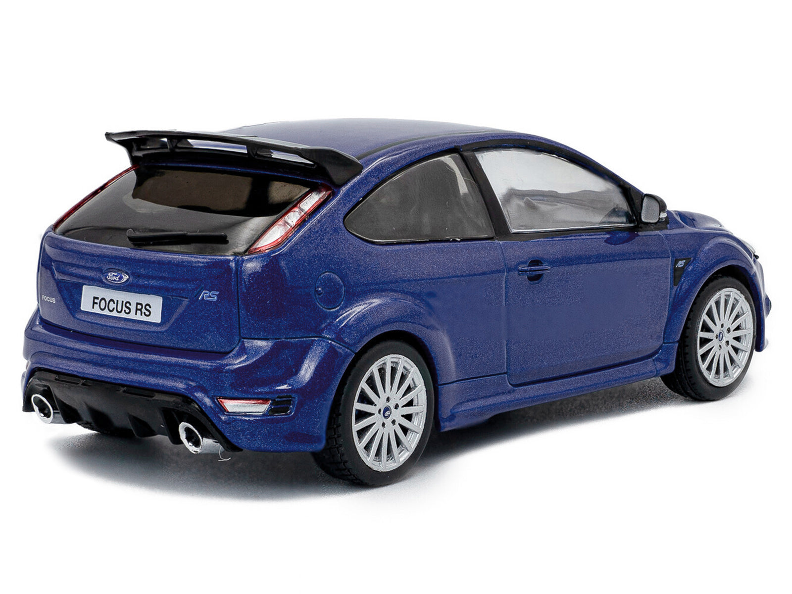 Blue Ford Focus RS model car