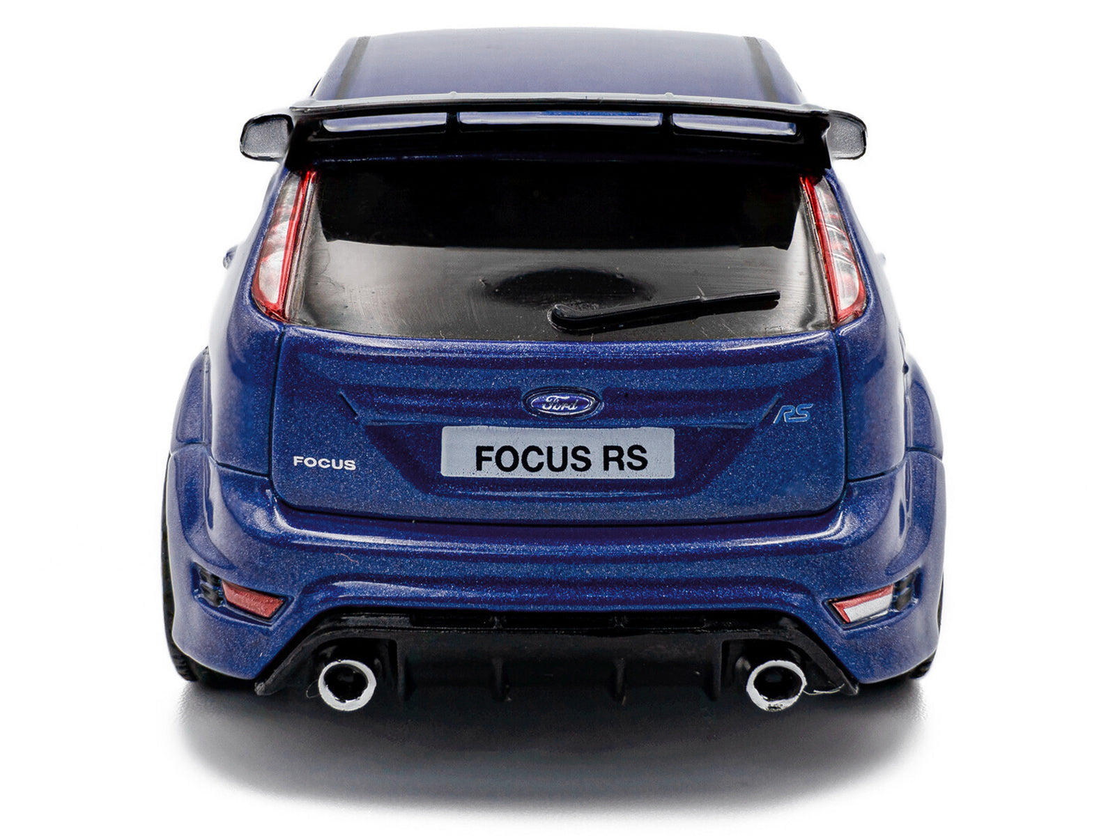 Blue Ford Focus RS rear view