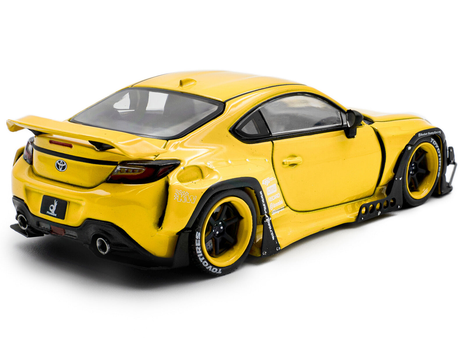 Yellow Toyota GR86 model car S4315101-3