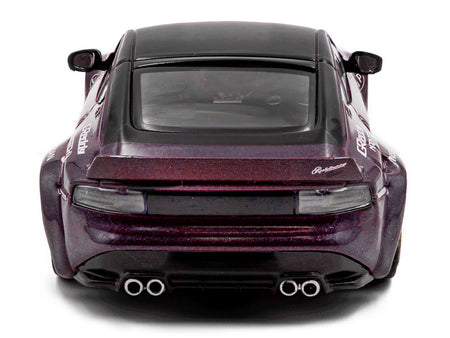 S4315502-5__72032 Purple sports car rear view