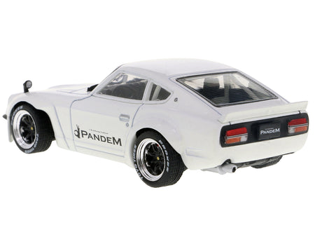White Pandem Datsun 240z model car