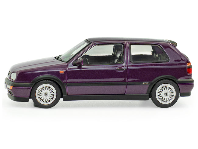 1994 Volkswagen Golf MKIII VR6 Purple Metallic 1/43 Diecast Model Car by Solido
