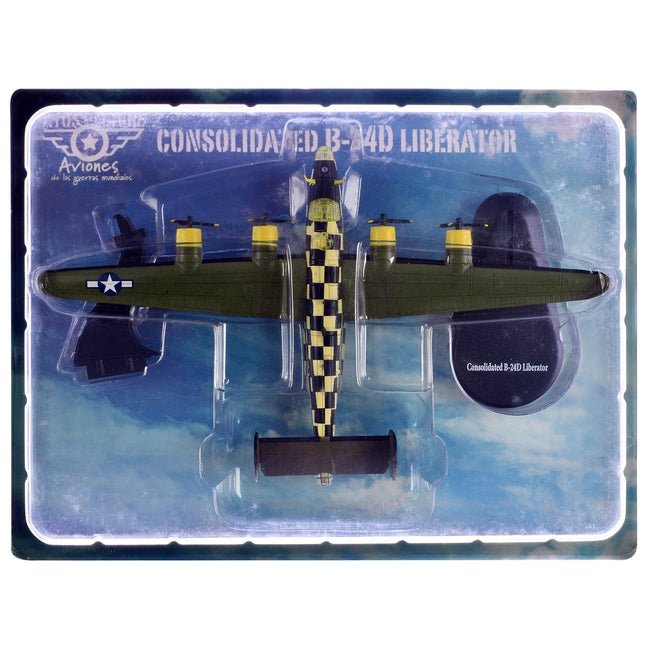 Consolidated B-24D Liberator Aircraft "You Cawn't Miss It 448th Bombardment Group 8th Air Force" (1944) British Royal Air Force 1/144 Diecast Model Airplane by Mitos Del Aire