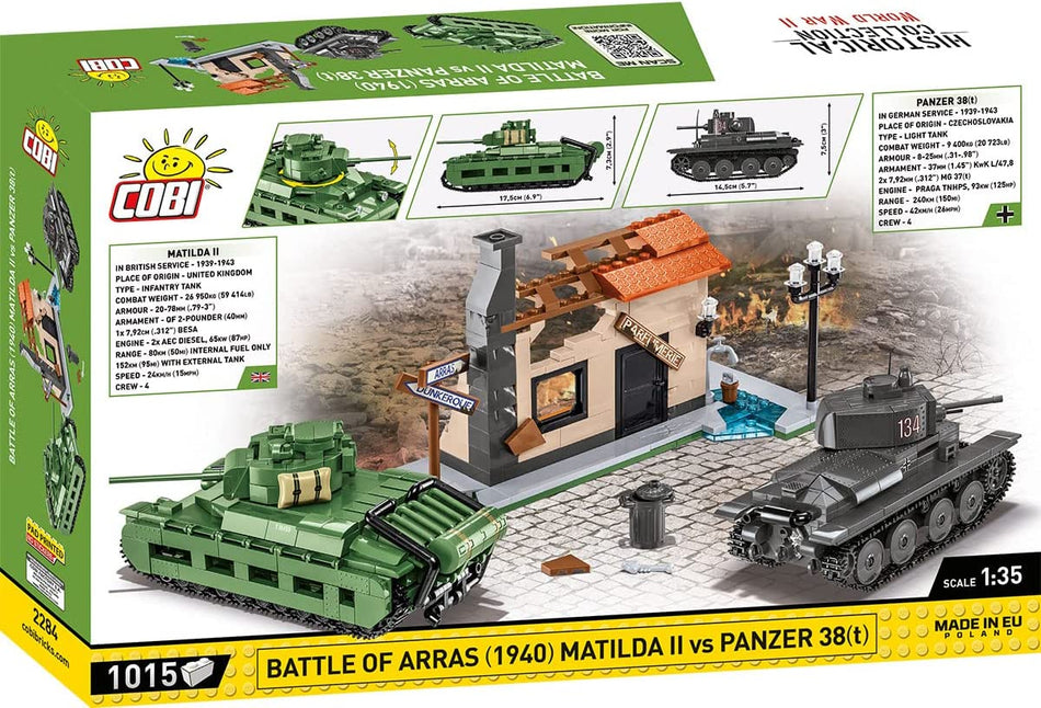 Cobi 1015pcs HC WWII Battle of Arras (1940)