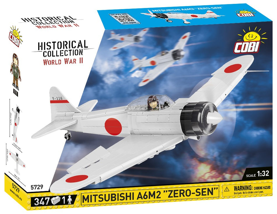 Cobi 347pcs HC WWII Mitsubishi A6M2 "Zero-SEN