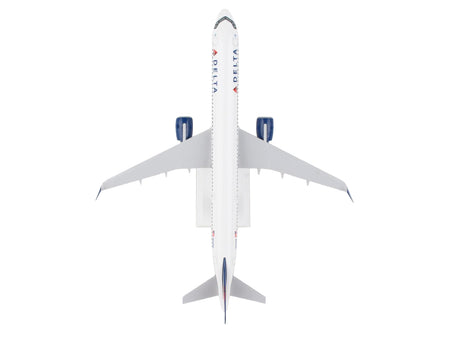 Airbus A321neo Commercial Aircraft "Delta Air Lines" (N501DA) White with Red and Blue Tail (Snap-Fit) 1/150 Plastic Model by Skymarks