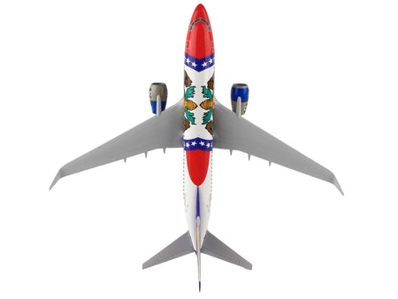 Boeing 737-700 Commercial Aircraft "Southwest Airlines - Missouri One" (N280WN) Missouri Flag Livery (Snap-Fit) 1/130 Plastic Model by Skymarks