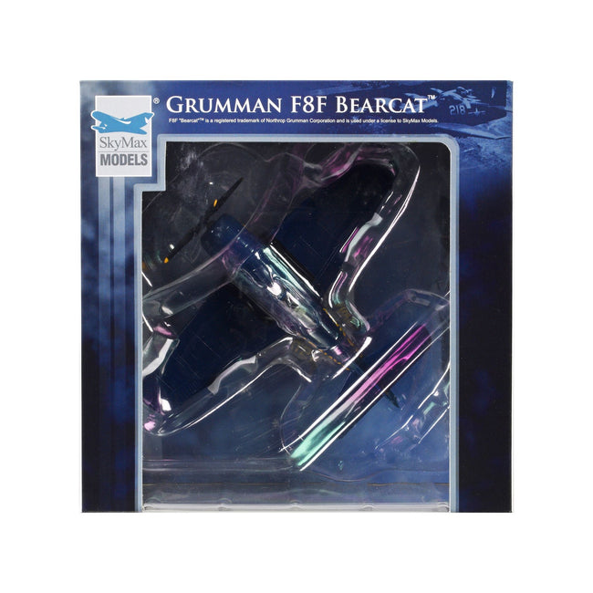 Grumman F8F Bearcat Fighter Aircraft "Blue Angels #2" (1946) United States Navy "SkyMax Models" Series 1/72 Diecast Model by Hobby Master