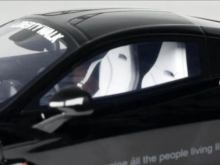 Black Liberty Walk car interior screenshot from Instagram