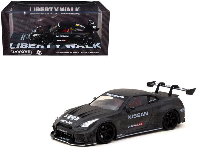 Nissan 35GT-RR LB-Silhouette WORKS GT RHD (Right Hand Drive) "Liberty Walk" Full Carbon "Hobby43" Series 1/43 Diecast Model Car by Tarmac Works