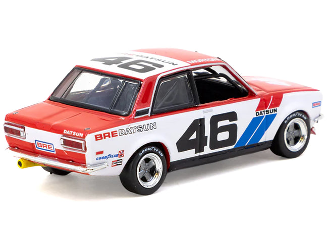 Datsun 510 #46 John Morton "Brock Racing Enterprises" Winner "Trans-Am 2.5 Championship" (1971) "Hobby64" Series 1/64 Diecast Model Car by Tarmac Works