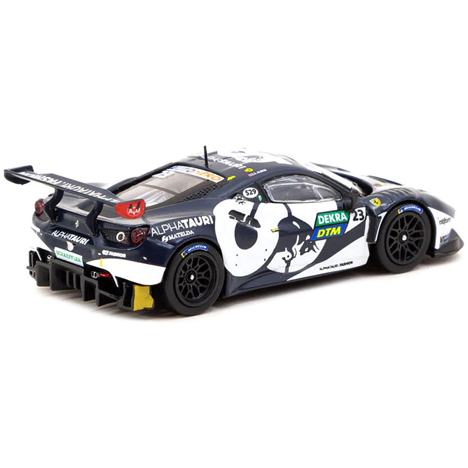 Ferrari 488 GT3 #23 Alex Albon Winner "DTM Nurburgring Race 2" (2021) "Hobby64" Series 1/64 Diecast Model Car by Tarmac Works