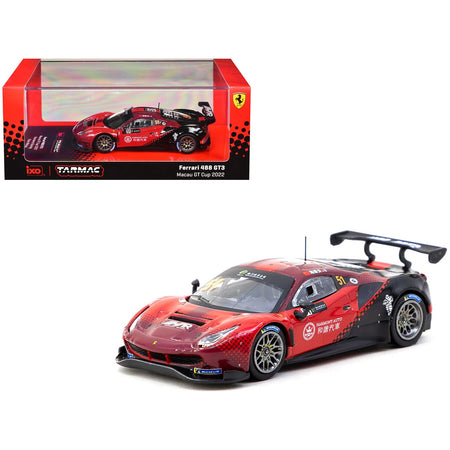 Ferrari 488 GT3 #51 Chen Weian "Harmony Racing" "Macau GT Cup" (2022) "Hobby64" Series 1/64 Diecast Model Car by Tarmac Works