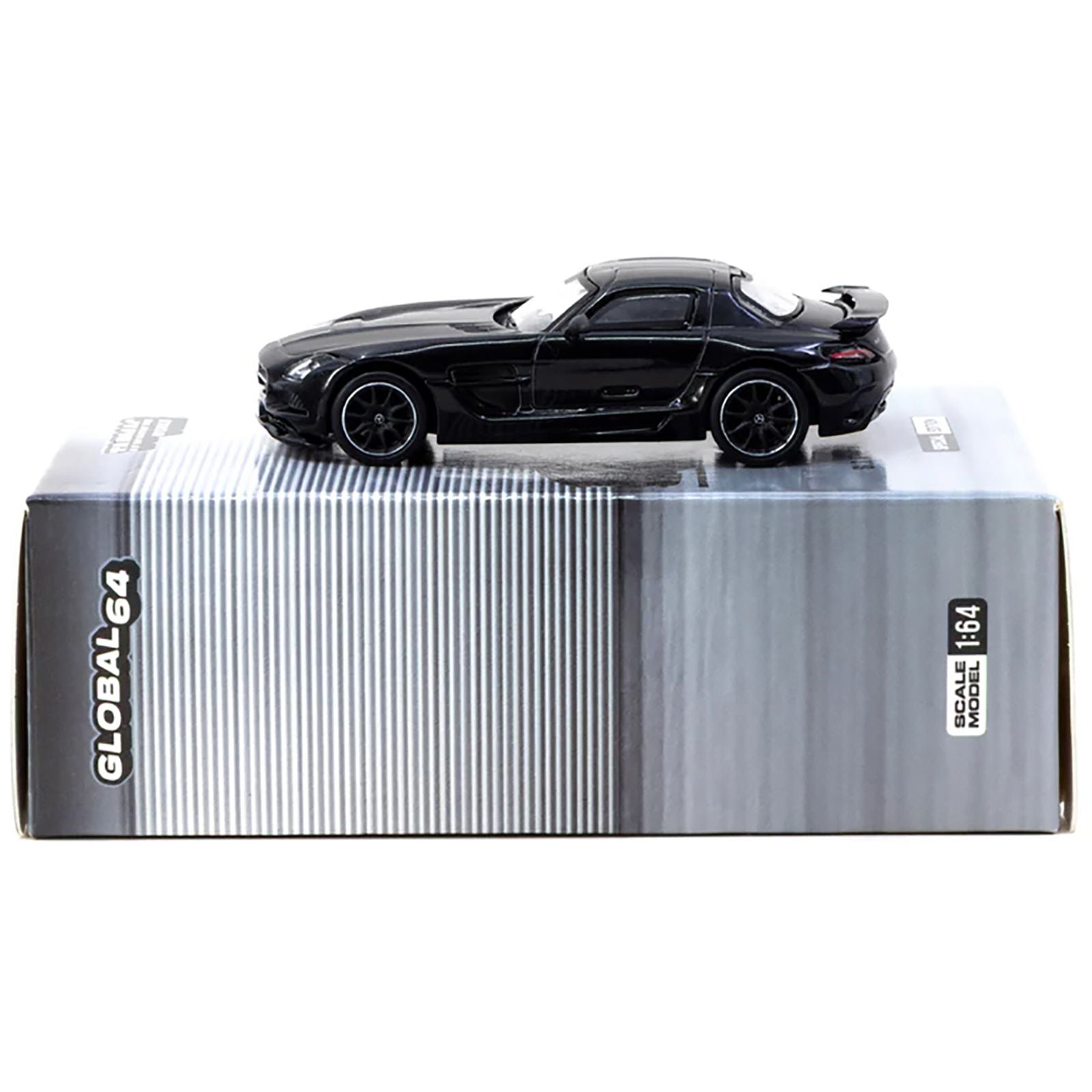 Black Mercedes-AMG GT diecast model T64G-027-BK-3