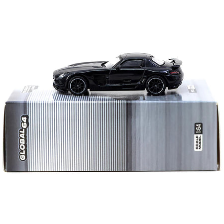Black Mercedes-AMG GT diecast model T64G-027-BK-3