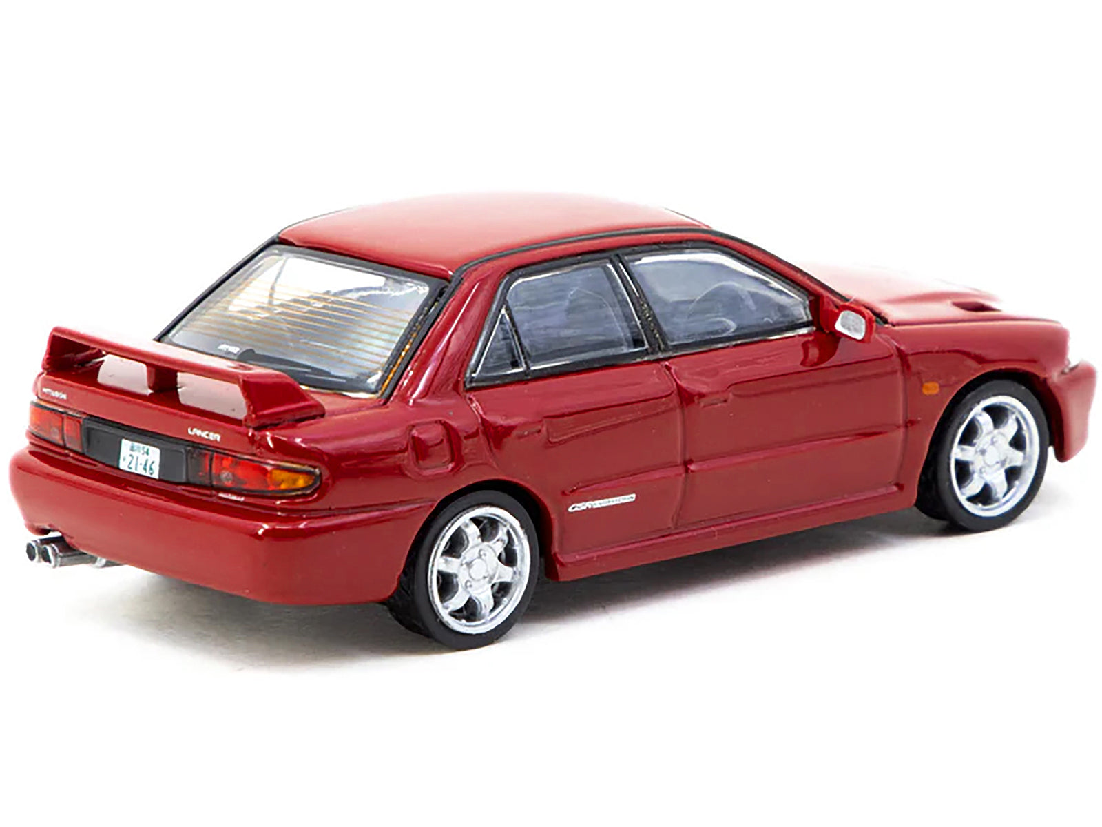 Mitsubishi Lancer GSR Evolution RHD (Right Hand Drive) Red "Global64" Series 1/64 Diecast Model Car by Tarmac Works