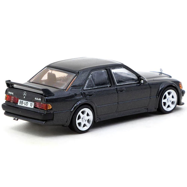 Mercedes-Benz 190 E 2.5-16 EVO 1 Blue-Black Metallic "Global64" Series 1/64 Diecast Model by Tarmac Works
