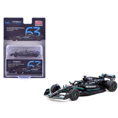 Mercedes-AMG F1 W14 E Performance #63 George Russell 3rd Place Formula One F1 "Spanish GP" (2023) "Global64" Series 1/64 Diecast Model Car by Tarmac Works