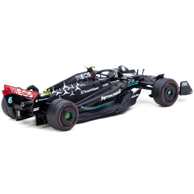 Mercedes-AMG F1 W14 E Performance #44 Lewis Hamilton Pole Position Formula One F1 "Hungarian GP" (2023) "Global64" Series 1/64 Diecast Model Car by Tarmac Works