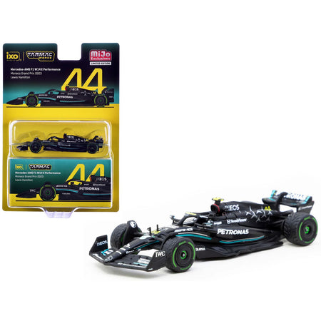 Mercedes-AMG F1 W14 E Performance #44 Lewis Hamilton Formula One F1 "Monaco GP" (2023) "Global64" Series 1/64 Diecast Model by Tarmac Works