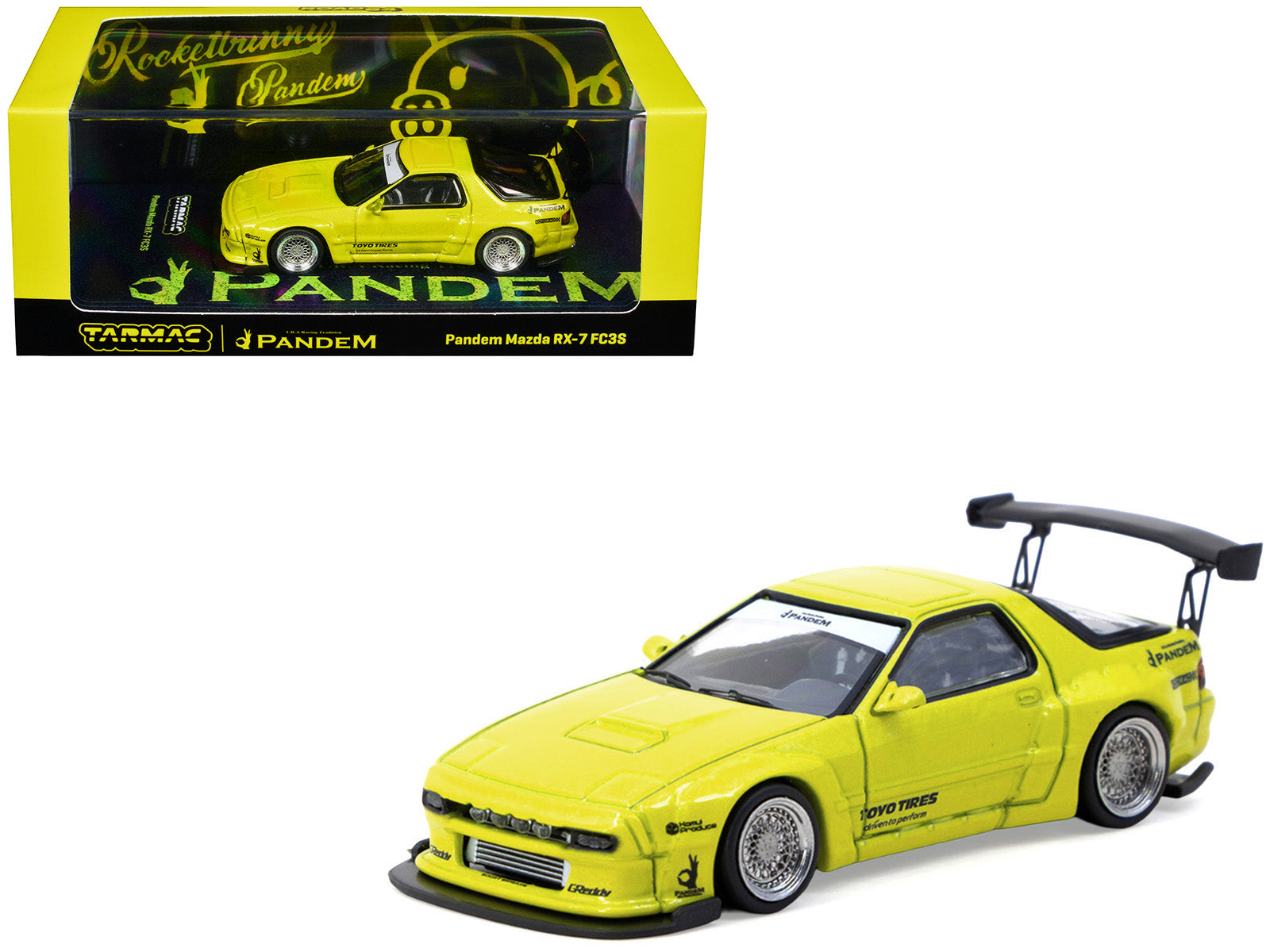 Mazda RX-7 FC3S Pandem Yellow Metallic 