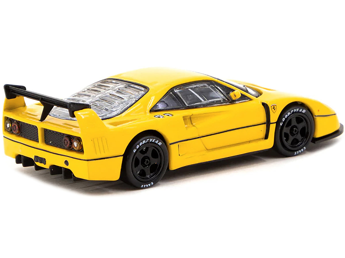 Ferrari F40 LM Yellow "Road64" Series 1/64 Diecast Model by Tarmac Works