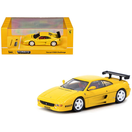 Ferrari F355 Challenge Yellow "Road64" Series 1/64 Diecast Model Car by Tarmac Works