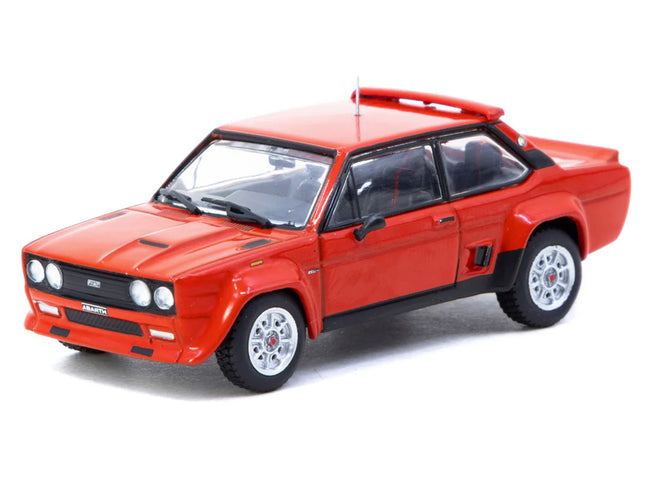 Fiat 131 Abarth Rally Stradale Red "Road64" Series 1/64 Diecast Model Car by Tarmac Works