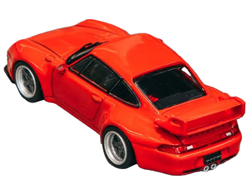 Gunther Werks 993 Red "Road64" Series 1/64 Diecast Model Car by Tarmac Works