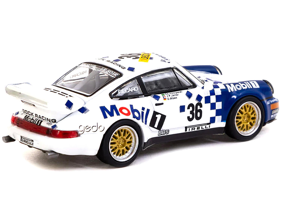 Porsche 911 RSR 3.8 #36 Christian Fittipaldi - Jean-Pierre Jarier - Uwe Alzen "Roock Racing" Winner "Spa 24 Hours" (1993) "Collab64" Series 1/64 Diecast Model Car by Schuco & Tarmac Works