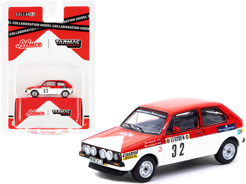 Volkswagen Golf GTi #32 Rally Monte Carlo (1983) "Collaboration Model" 1/64 Diecast Model Car by Schuco & Tarmac Works