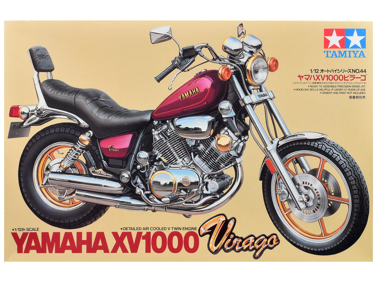 Model Kit Yamaha Virago XV1000 Motorcycle 1/12 Scale Model by Tamiya
