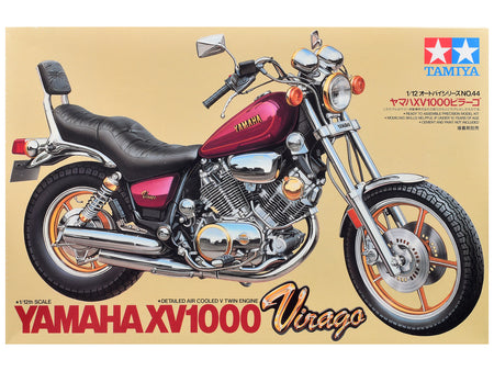 Model Kit Yamaha Virago XV1000 Motorcycle 1/12 Scale Model by Tamiya