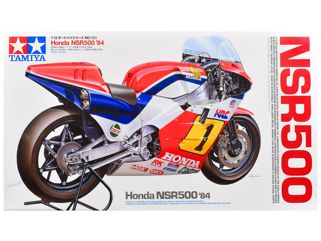 Model Kit Honda NSR500 Motorcycle "500cc Road Racing World Championship" (1983) 1/12 Scale Model by Tamiya