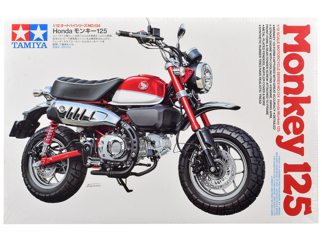 Model Kit Honda Monkey 125 Motorcycle 1/12 Scale Model by Tamiya