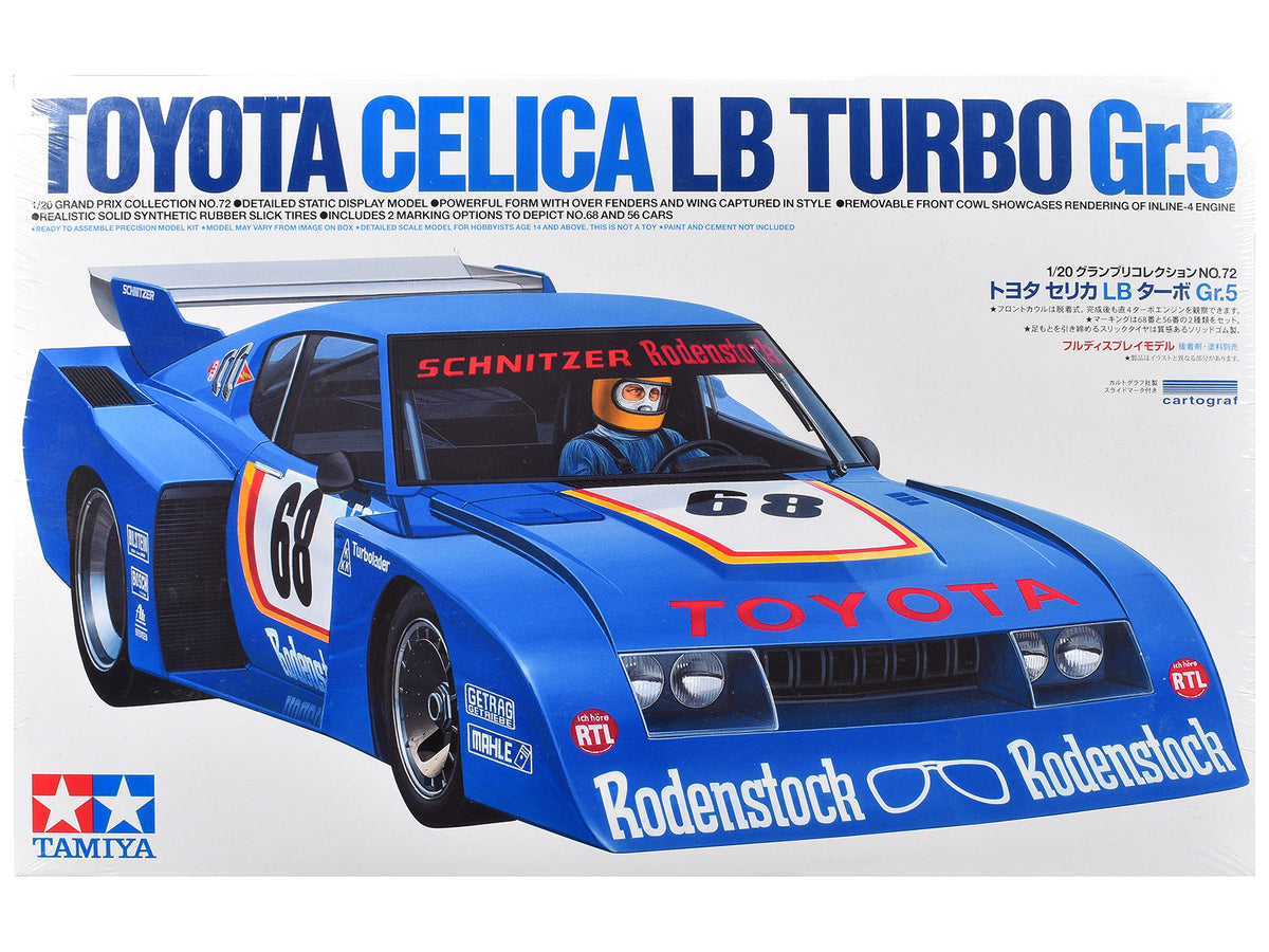 Model Kit Toyota Celica LB Turbo Gr.5 1/20 Scale Model by Tamiya