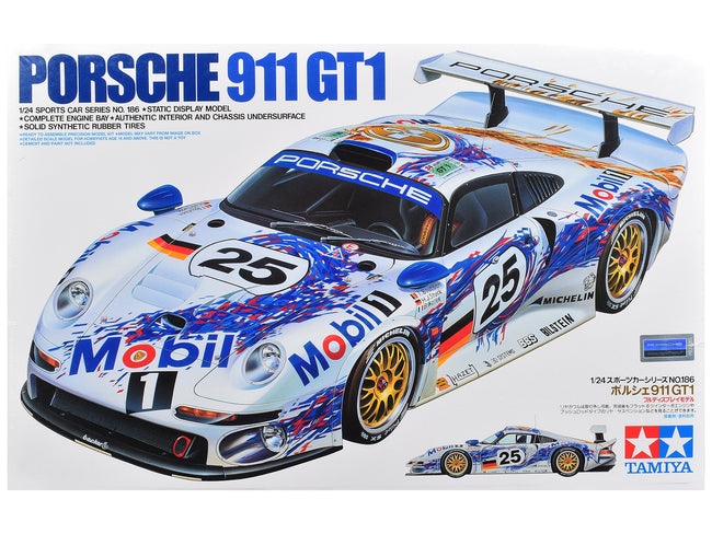 Model Kit Porsche 911 GT1 "24 Hours of Le Mans" (1996) 1/24 Scale Model by Tamiya