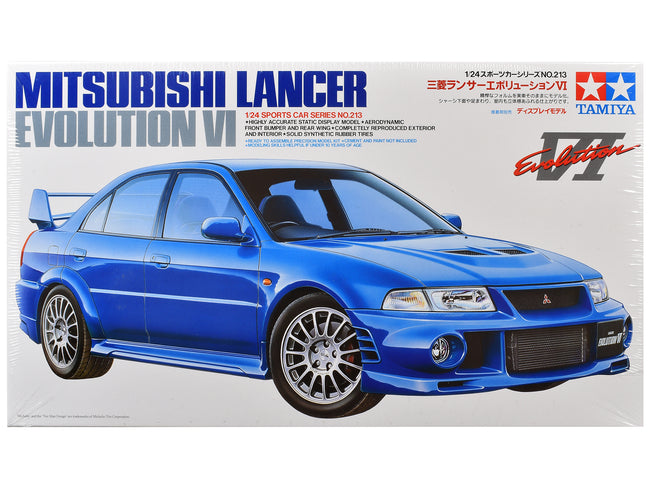 Model Kit Mitsubishi Lancer Evolution VI 1/24 Scale Model by Tamiya